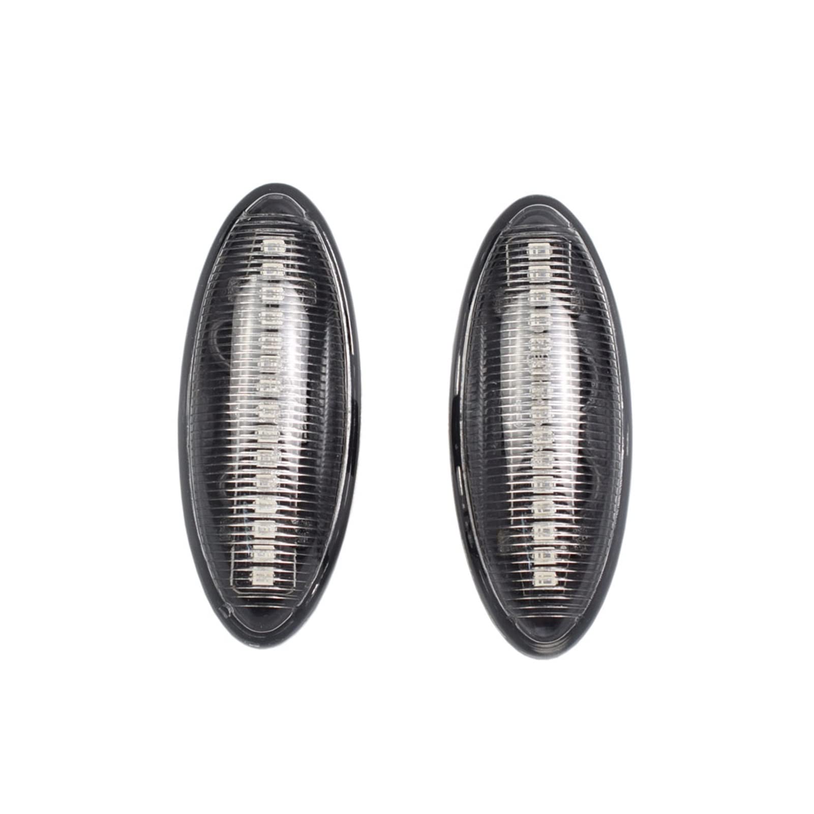 2 indicatori di direzione laterali a LED dinamici per Toyota Yaris COROLLA Auris Mk1 E15 RAV4 Mk3 (bianco