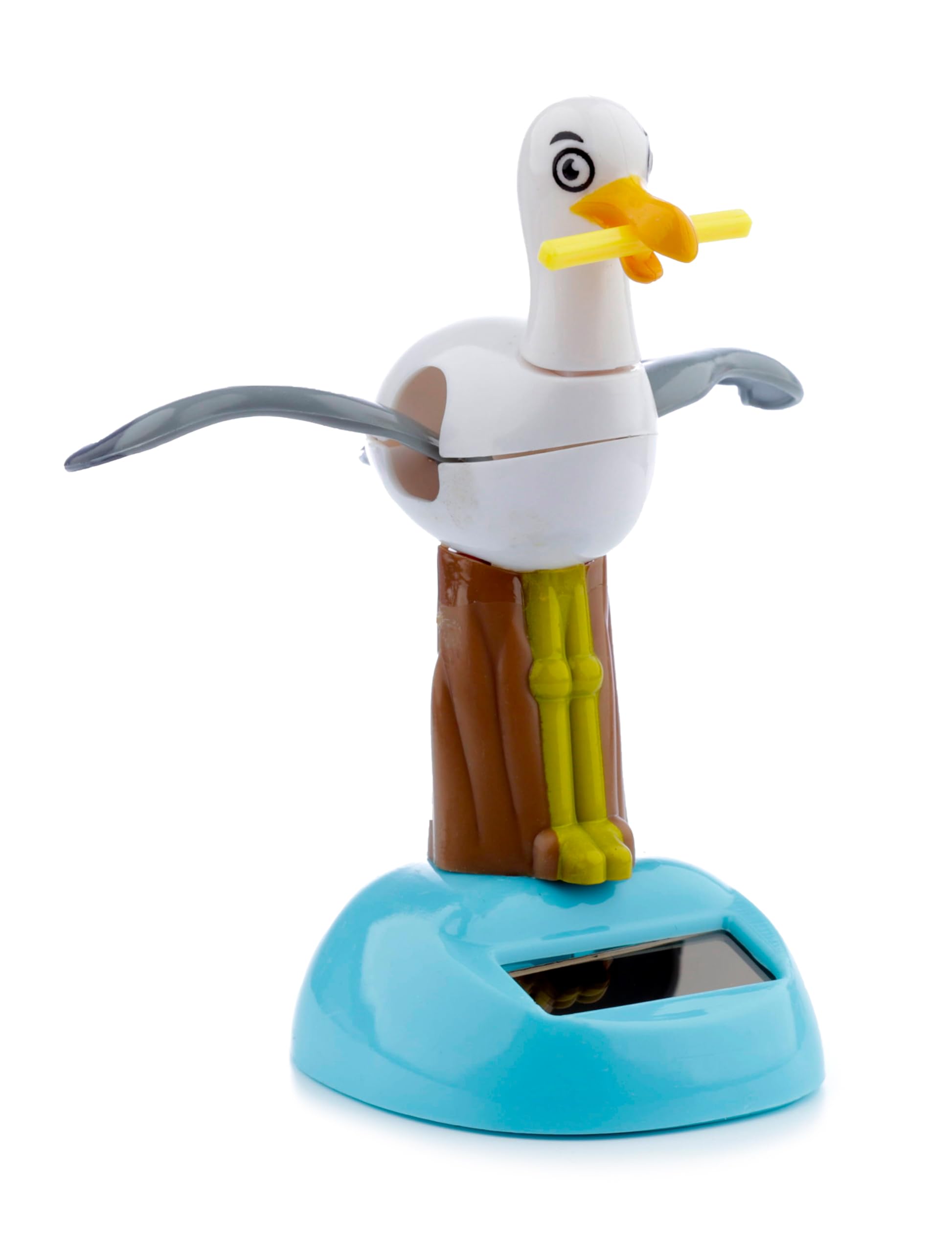 Puckator Seagull Solar Pal - Home Office Table Desk Dashboard Car Decor Decoration - Gift Ideas - Gifts For Teenage Old Boy Girl Dad Mums - Powered KIds Toys Toy Figure Figures