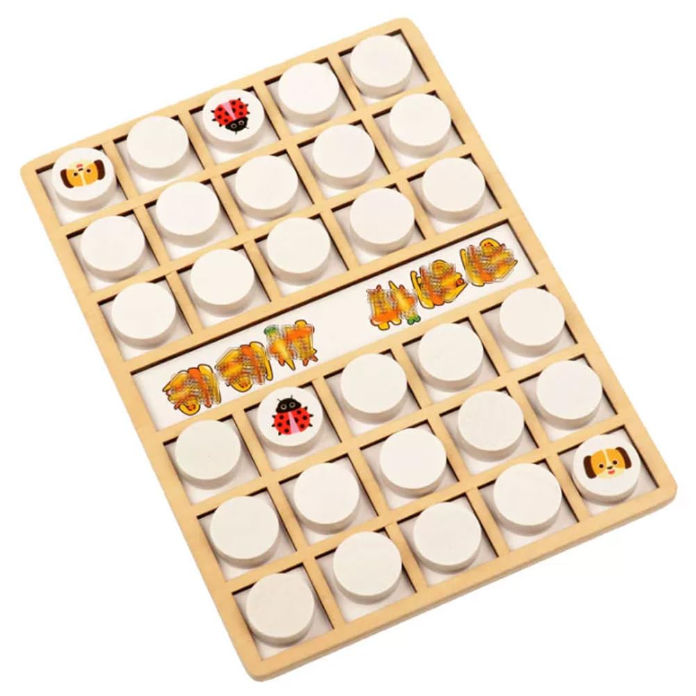 Juego Memoria Animales Madera Montessori
