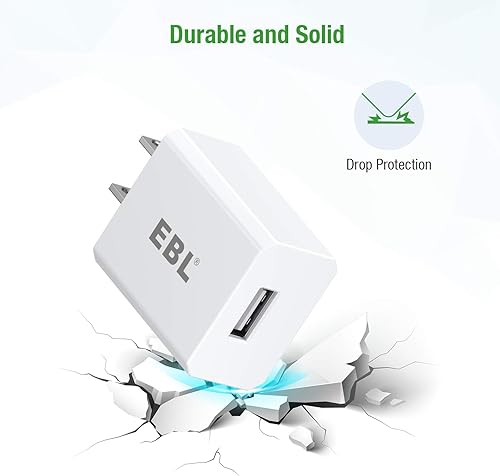 Miniatura 6 de EBL Cargador adaptador de pared USB, 5V 2.1A (Modelo M5129) para EBL Supply (Modelo C9008 C9010N 6828 FY-408 FY-409 6201) y más