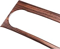 Vista 8 de YIWANG Marco de perilla de control central de ABS cromado para Mercedes Benz Clase C W204 2011-2014 Accesorios de coche (grano de madera de pino)