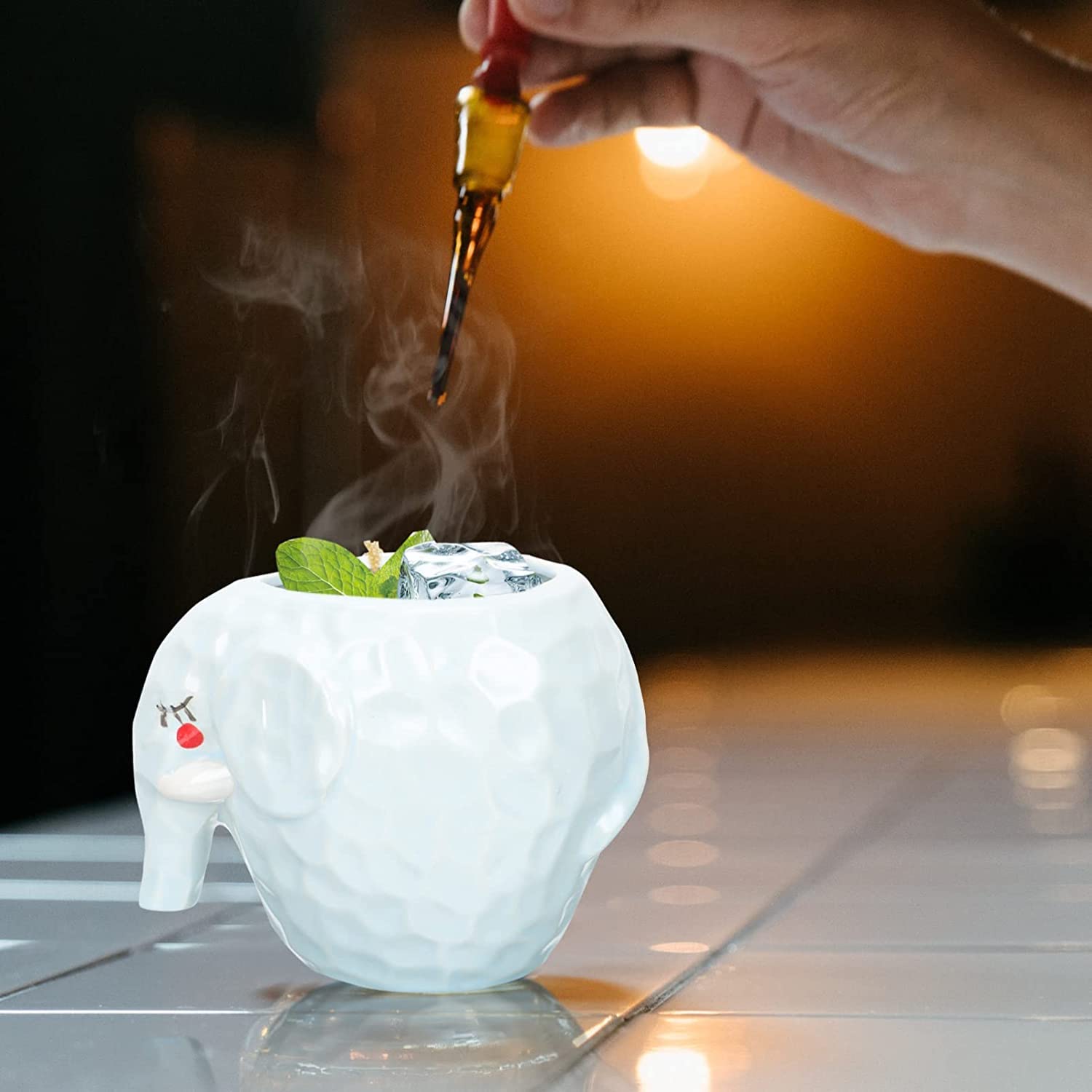 Taza de café Taza de té Taza Tazas de cerámica creativas Juego de vidrio Taza con forma humana Novedad Taza de café Tazas Vaso de degustación Bebidas Tazas for beber for fiestas en Hawai Bares Restaur