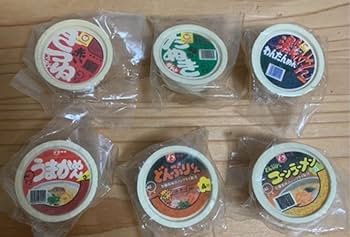 Amazon.co.jp: 昭和レトロ 当時のカップラーメン消しゴム6種