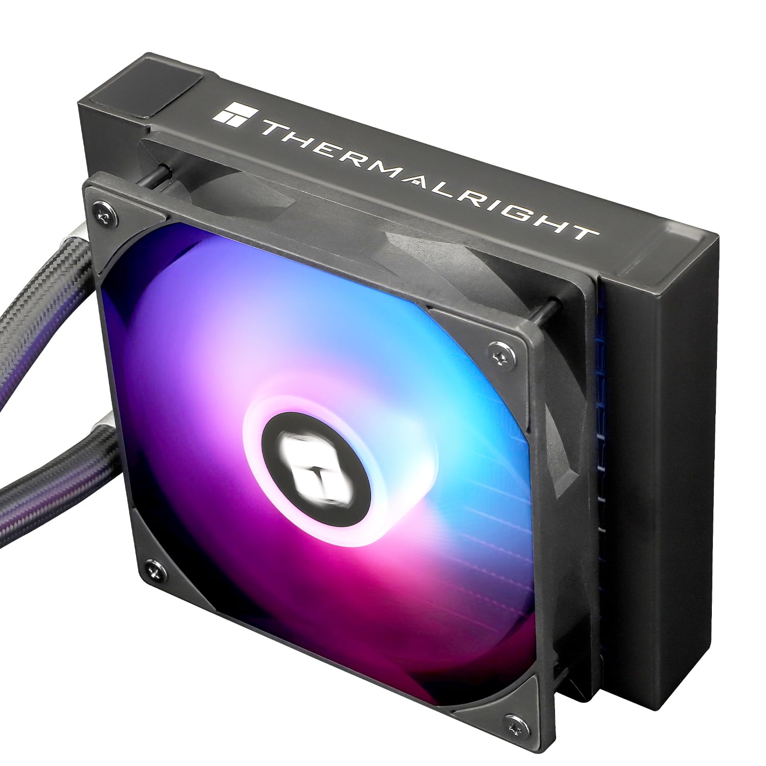 Thermalright AQUA ELITE 120 V3 Refrigeratore di processore a liquido, 120 file di raffreddamento, ventilatore PWM da 120 mm, per AM4/AM5, Intel LGA1150/1151/1155/1156/1200/1700/1851
