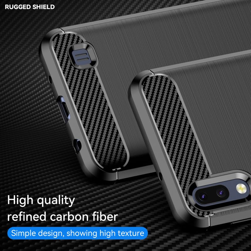 Image of Hybrid Carbon Fiber Back Case for Samsung Galaxy A10 /M10 (Black)
