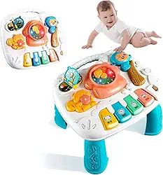 Mesa Didática Infantil Mesinha Interativa Educativa Som Luz Atividades