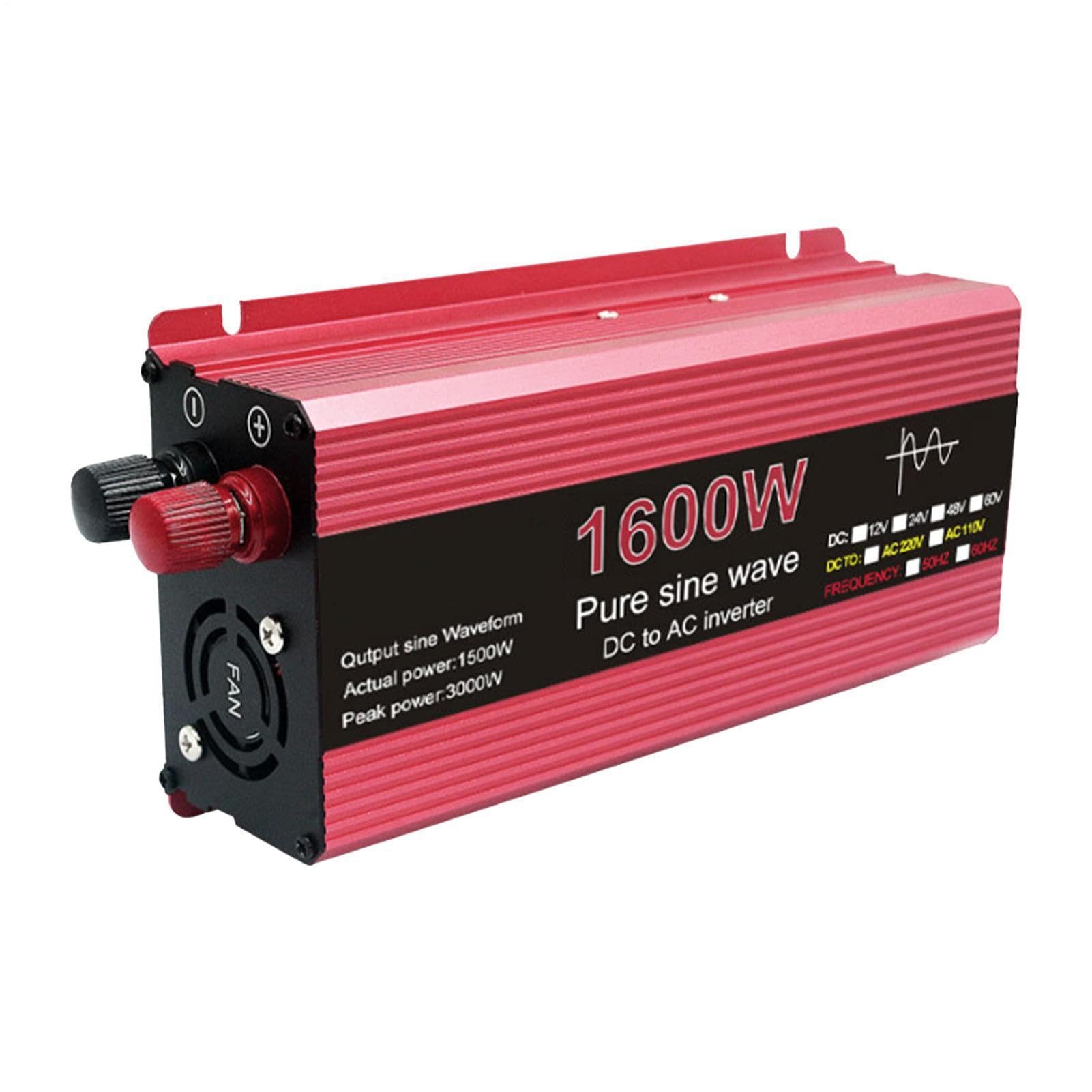 Falownik, adapter do konwertera samochodowego 12 V DC na 120-220 V AC