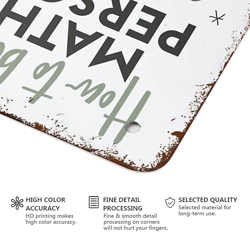 Miniatura 4 de Póster divertido de matemáticas con texto en inglés How to Be A Math Person  (Cómo ser una persona matemática) divertido póster de matemáticas