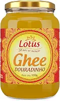 Manteiga Clarificada Lotus Ghee Douradinho 500g Sem Lactose