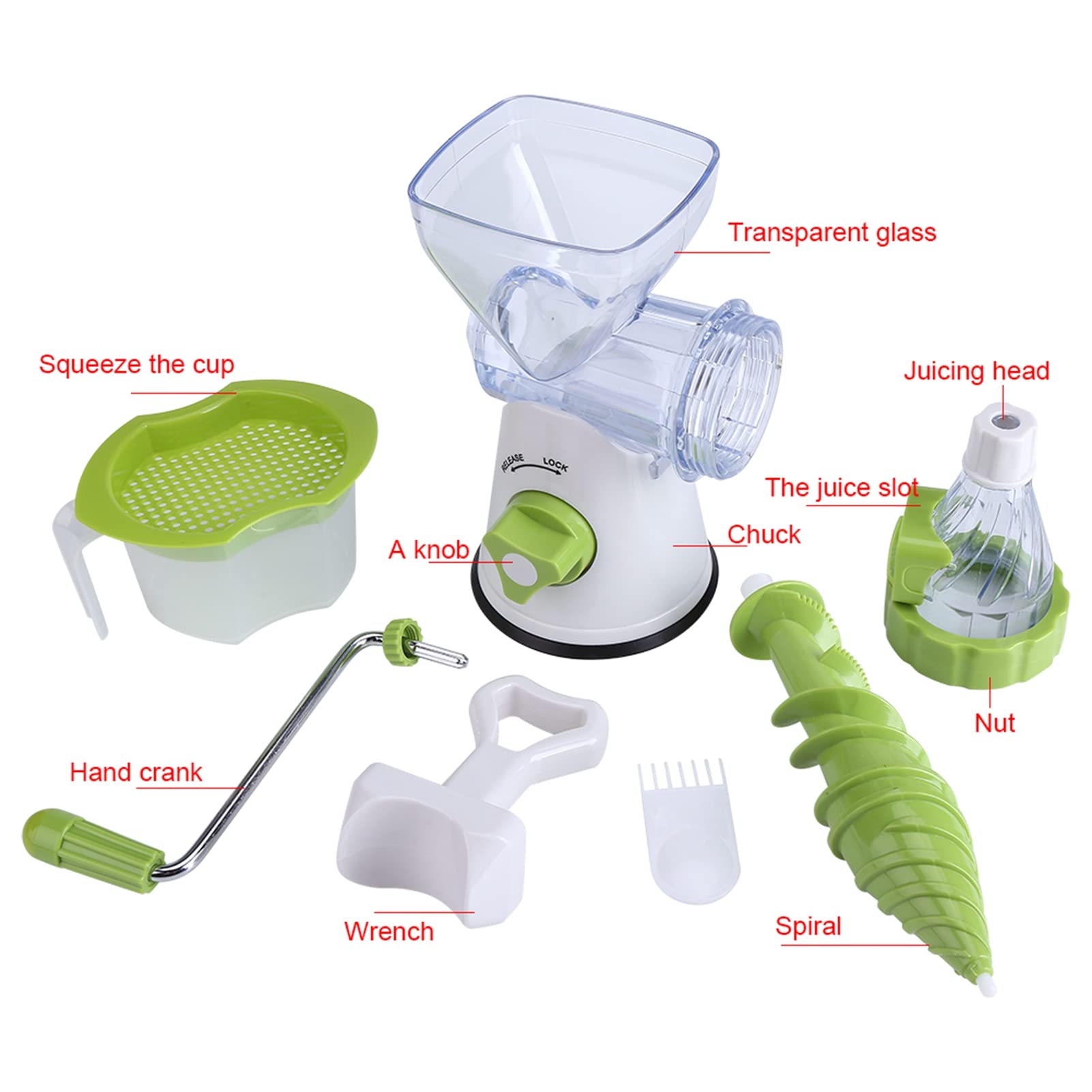 Amazon.com: Manual Fruits Vegetable Juicer, Manual Juicer