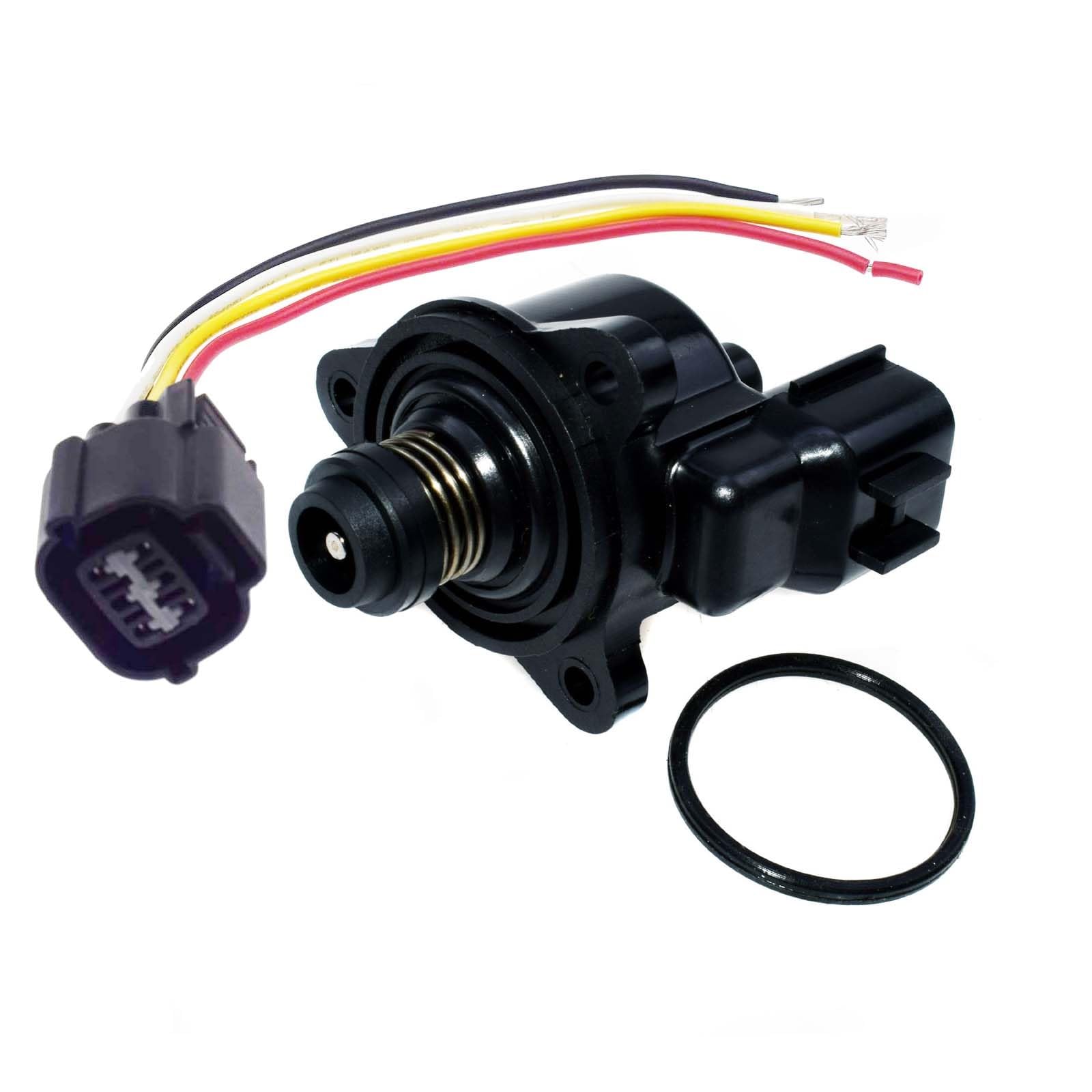IAC Valves Compatible with Chrysler for Sebring 2005 2004 2003 2002 2001 MD628166 1450A069 MD628318 Idle Air Control Valve IAC with Connector Plug(1 PC Valve 1pc Plug)