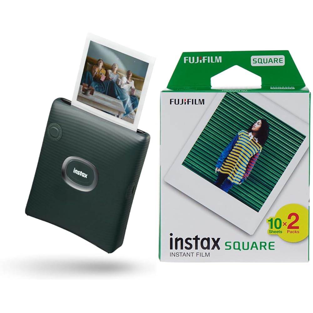 INSTAX Square Link Midnight Green & Square Film: Amazon.de 
