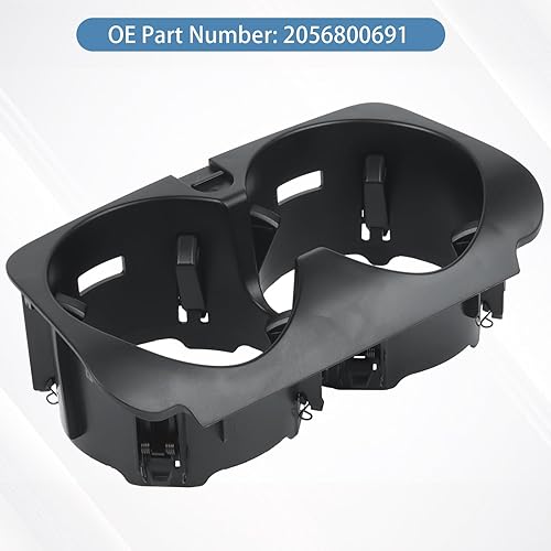 Miniatura 3 de Compatible con portavasos de consola central Mercedes-Benz W205 W213 W253 W447 GLC A2056800691