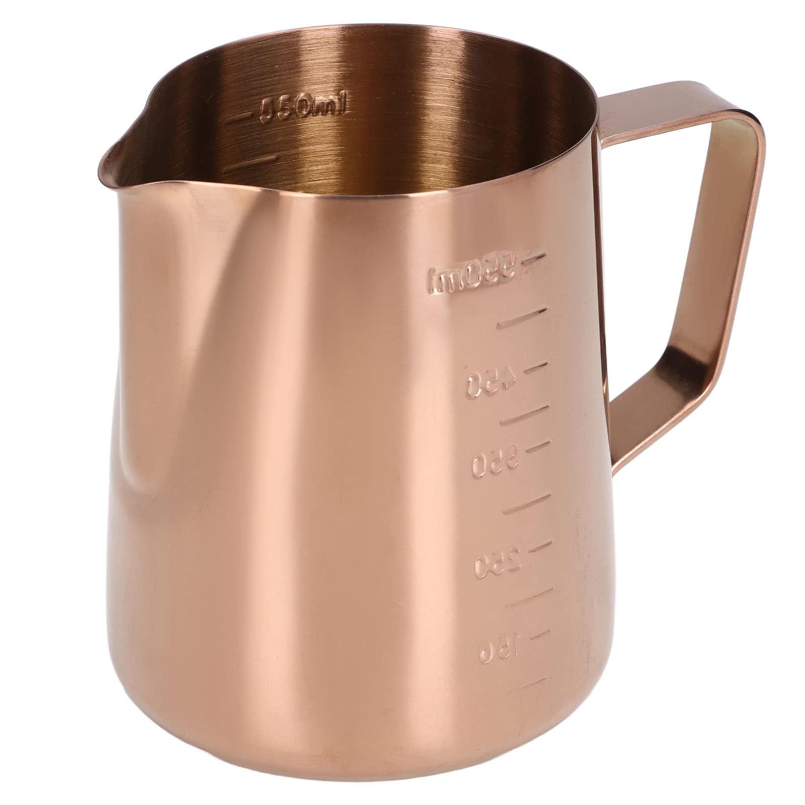 Pichet à mousser le lait or rose en acier inoxydable 550 ml pour barista