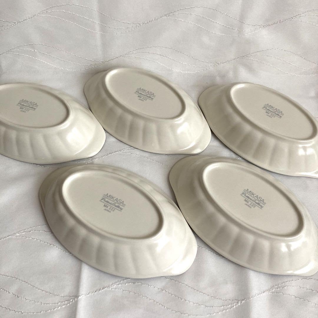Amazon | MIKASA ミカサ アラベラ グラタン皿 5枚セット | ノー