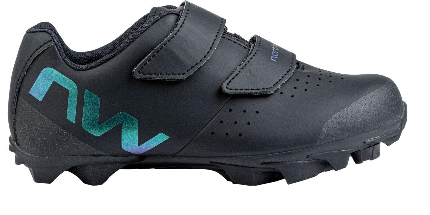 Northwave Hammer Junior – Zapatillas MTB Niño | Zapatillas de Ciclismo Junior con Suela Jaws y Cierre de Velcro