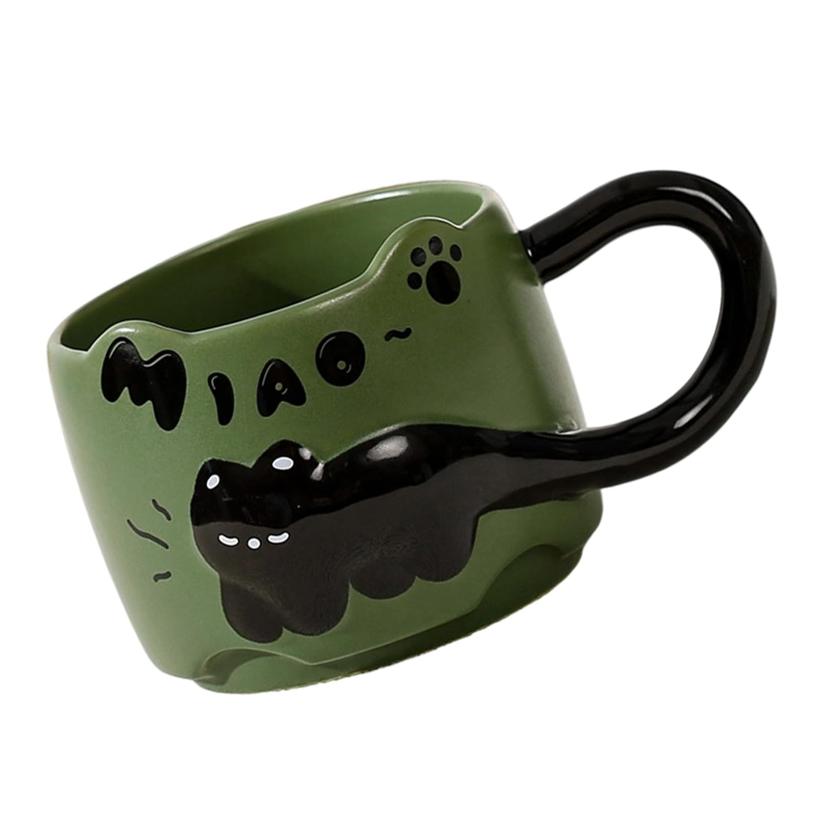 Tsophreniq Multipurpose Ceramic Mugs for Coffee Milk Breakfast Size 9cm Height 14.5cm Length Microwave Oven Safe Dishwasher Safe