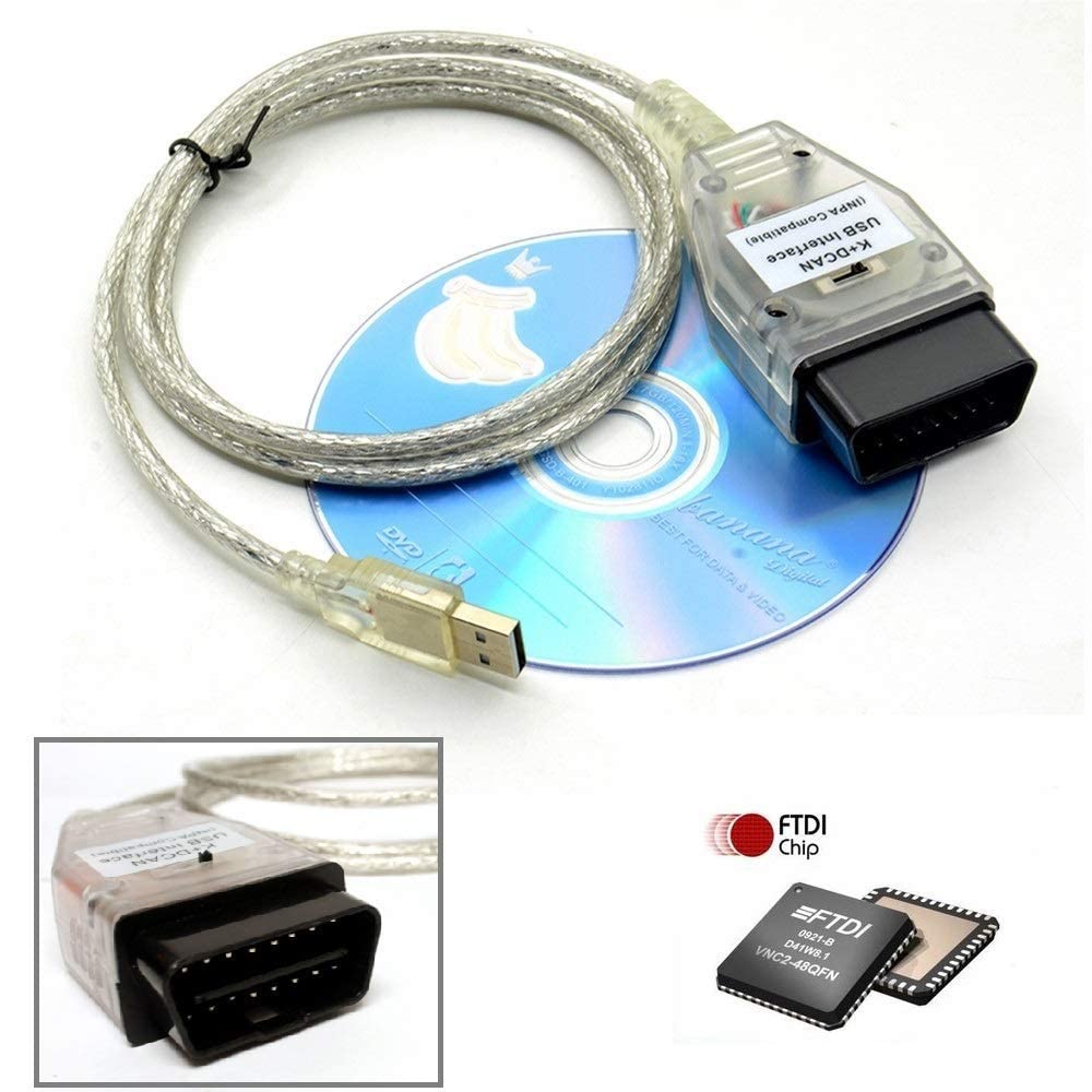 AntiBreak K+ DCAN Ediabas d Can USB Switch FT232RQ OBDII Coding Interface Cable