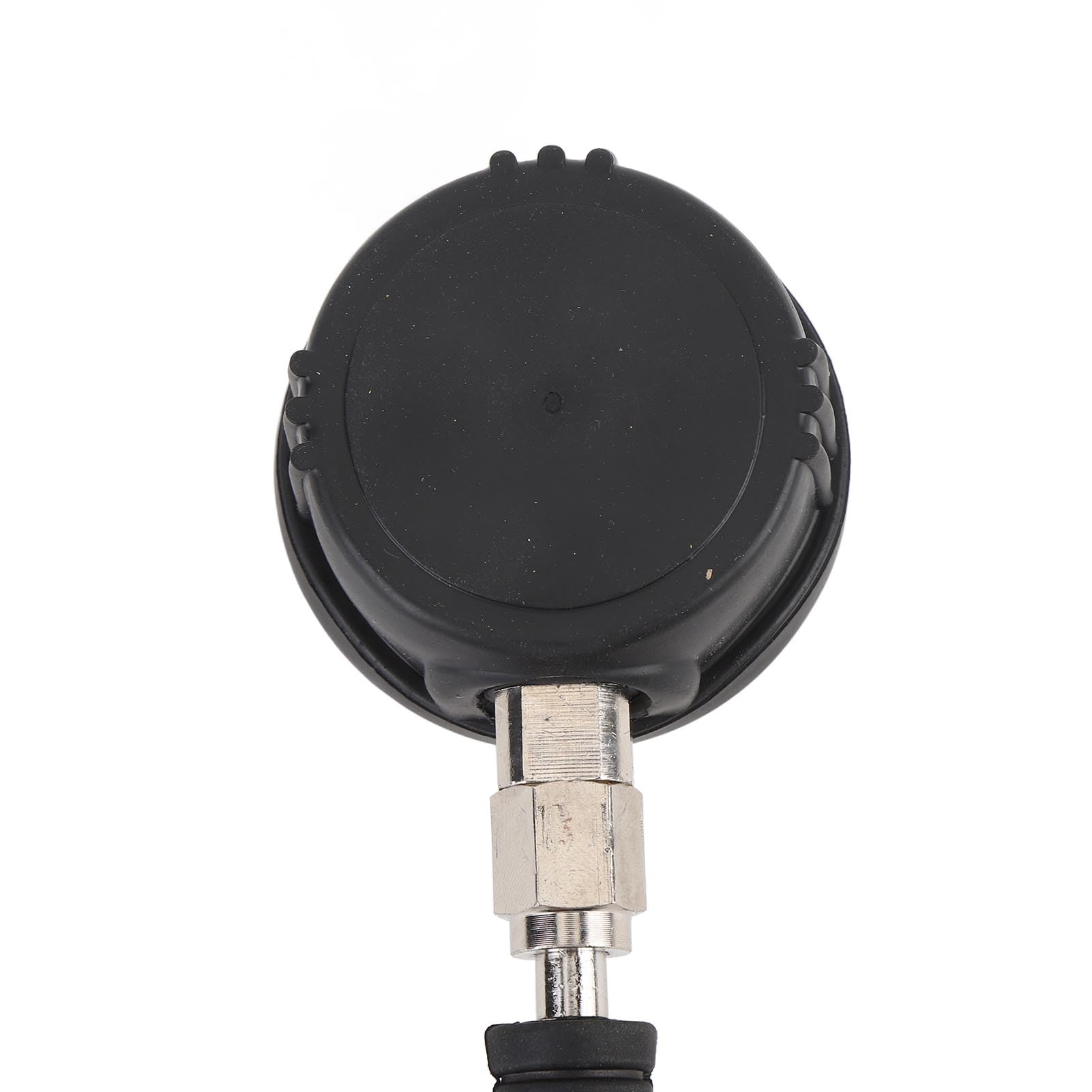 Manomètre de Plongée Submersible Tuyau Tissé Fibre de Carbone Cadran Lumineux Nocturne pour Régulateur BCD 15CM