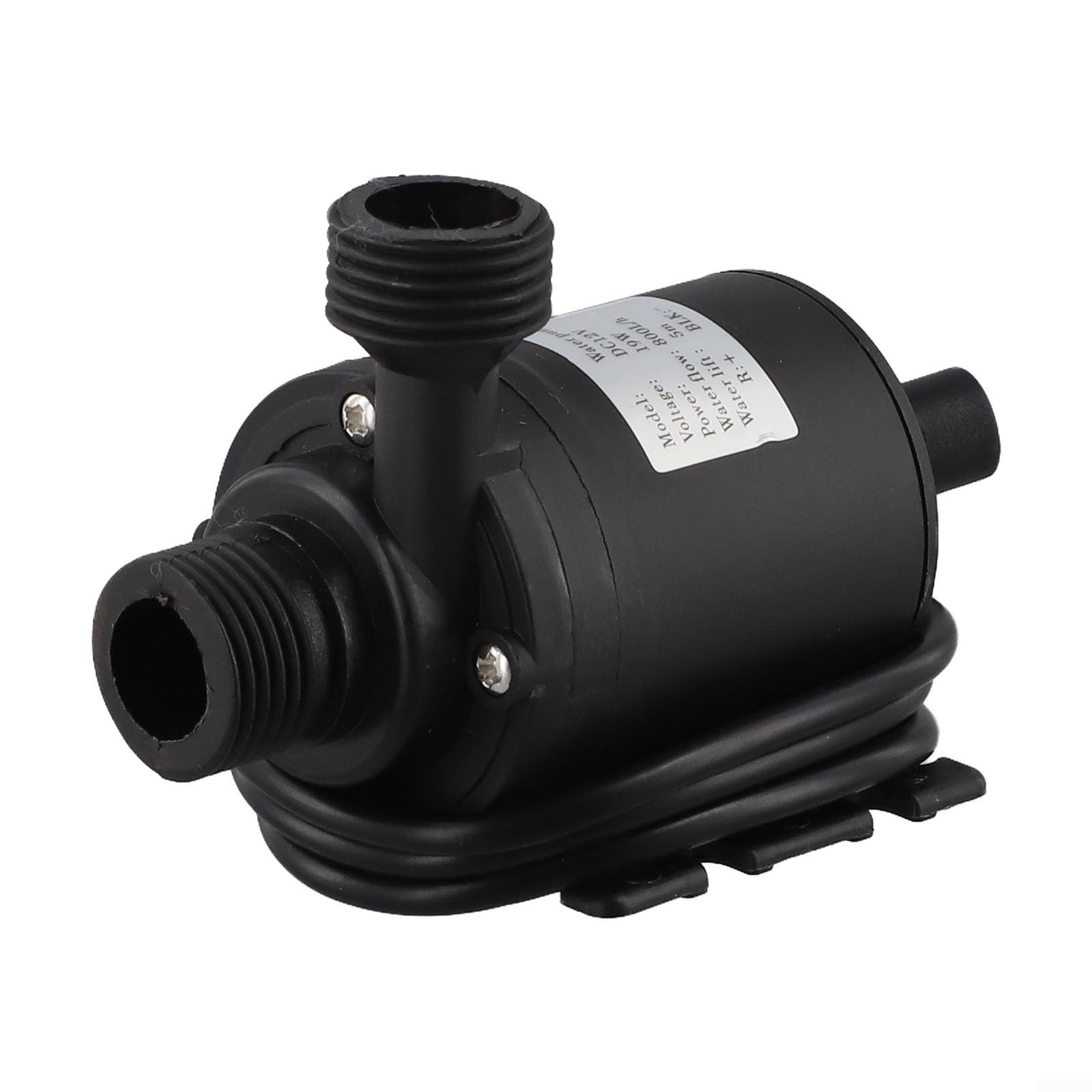 Quiet Brushless Submersible Water Pump DC 12V 24V for Fish Tank Pond Aquarium Fountain Circulation Compact Size Energy Efficient (DC12V)