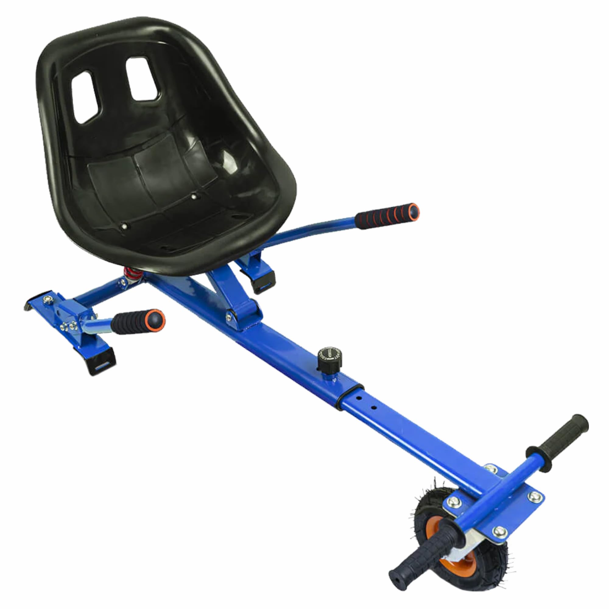 Hover-Pro Hoverkart Attachment for Swegway Hoverboard Adjustable Go-Kart Kit with Hand Controls Compatible with All Hoverboard Sizes (6.5", 8", 10") Fun for Kids & Adults (Blue)