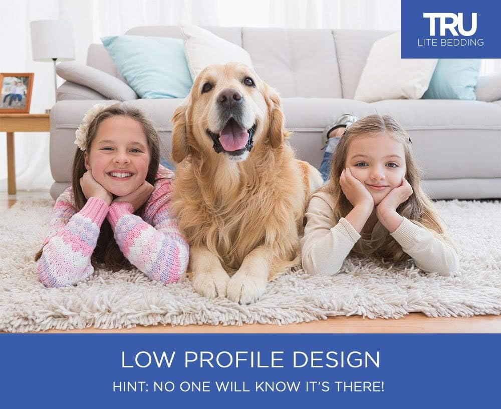 TRU Lite Non Slip Pad - Non-Slip Rug Pad for Hardwood Floors - Non Skid Washable Furniture Pad - Lock Area Rugs, Mats, Carpets, Furniture in Place - Trim to fit Any Size - 8' x 10'