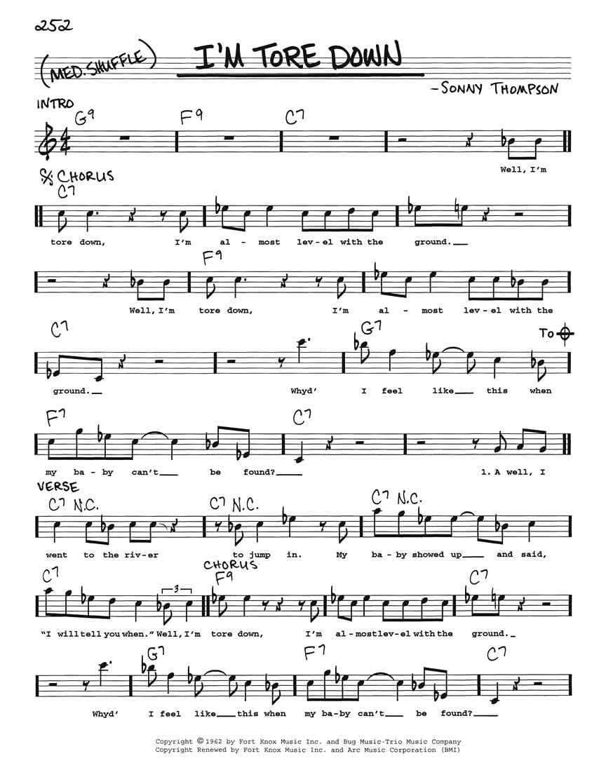 The Real Blues Book: C Instruments