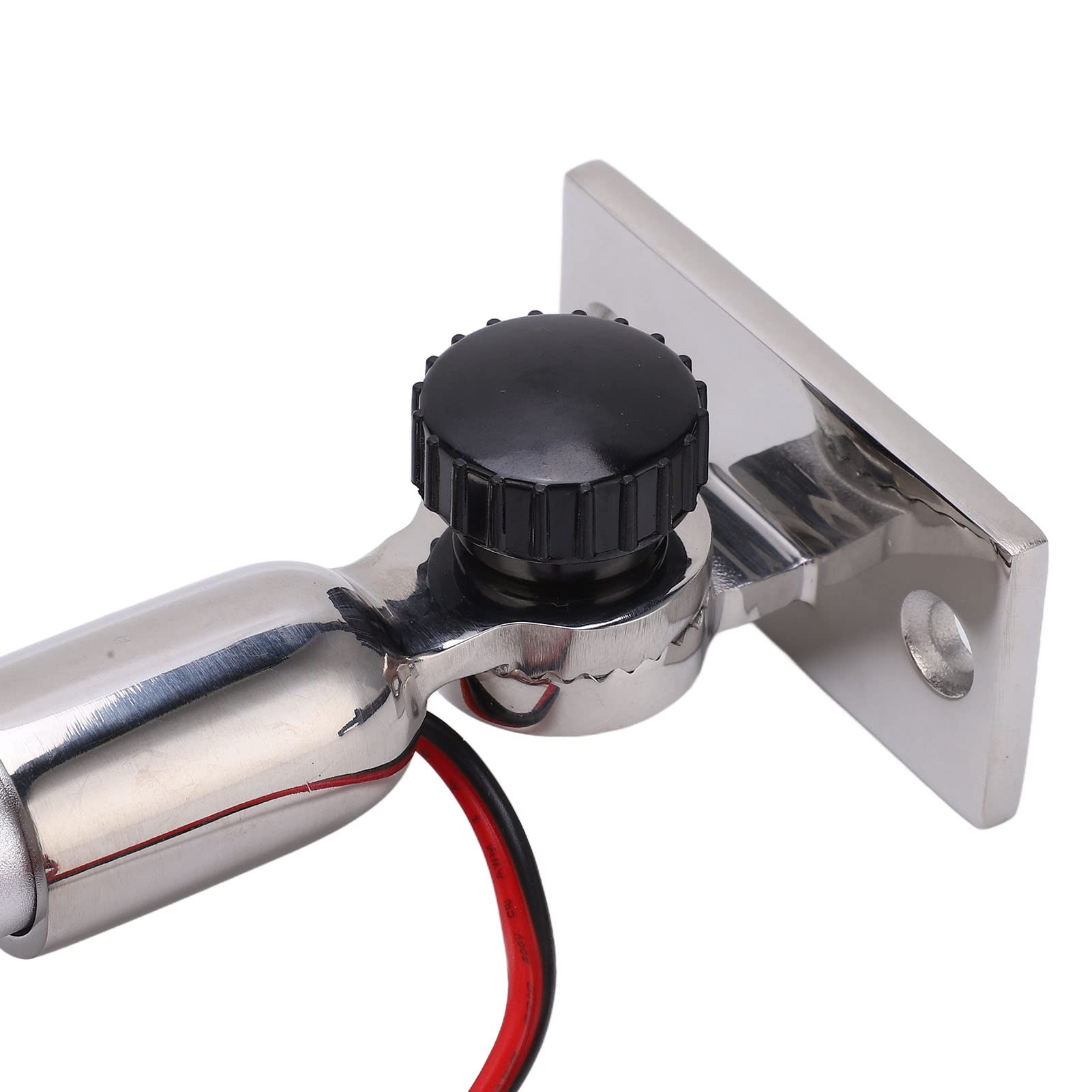 VGEBY Faro di Navigazione a LED 360° 12 Pollici per Barca Marina | Impermeabile IP66, Base in Acciaio Inox 316, visibilità Fino a 2 Miglia Nautiche, Alimentazione DC 12-24V, Luce bianca.