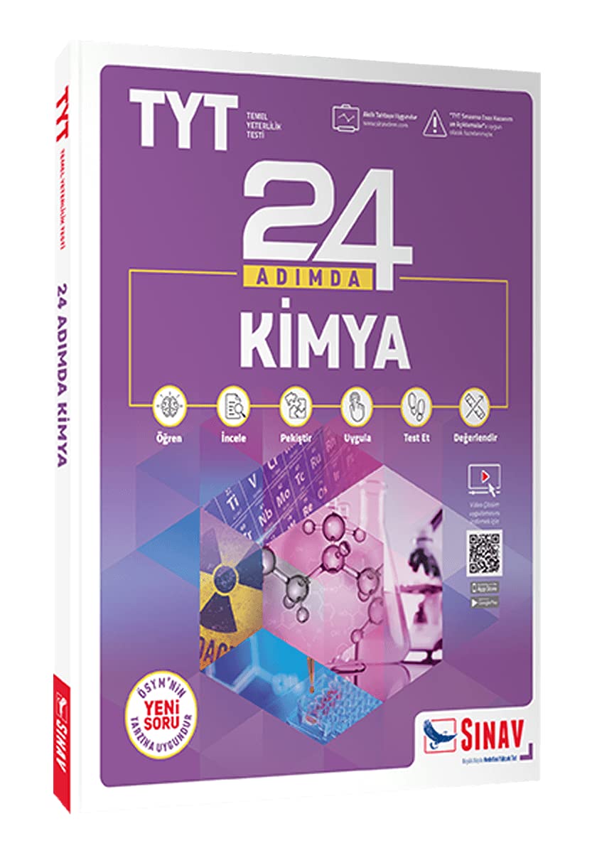 TYT Kimya 24 Adımda Konu Anlatımlı Soru Bankası