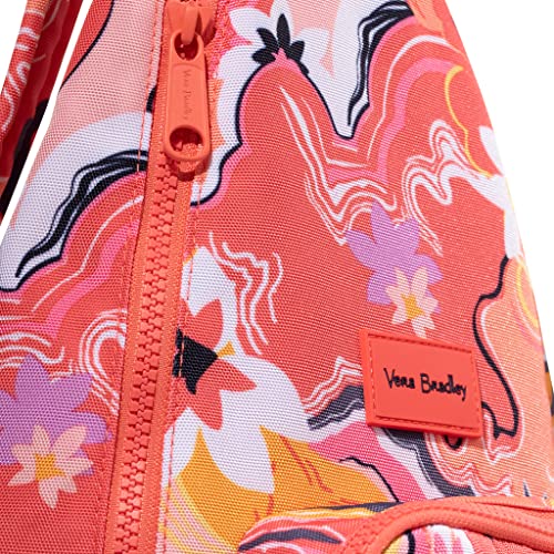 Vera Bradley Women's Recycled Lighten Up Reactive Sling Backpack, Rosa Agate, One Size #TOP2