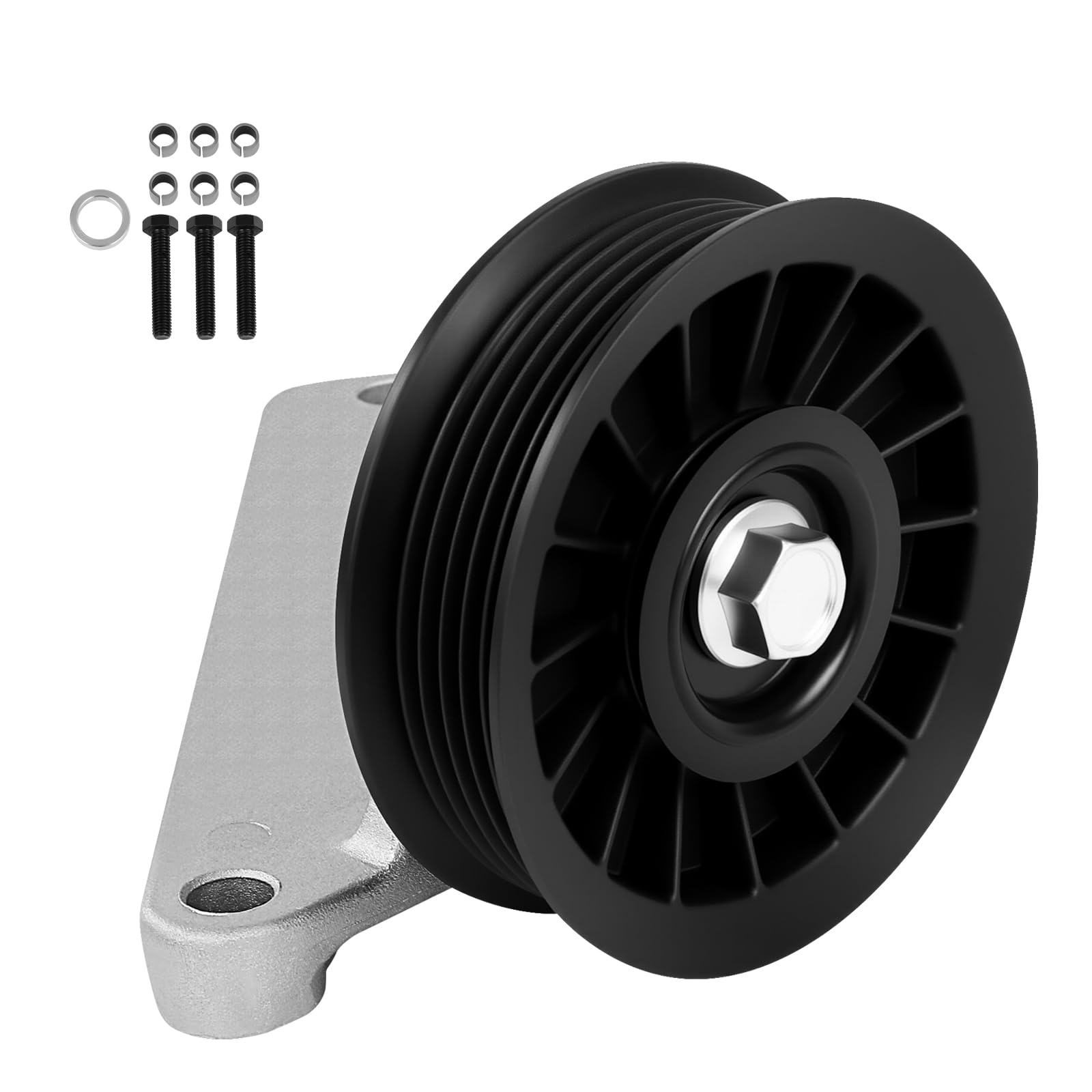 ECCPP A/C Compressor Bypass Pulley Fit 1996-2002 for Chevrolet C3500HD 6.5L
