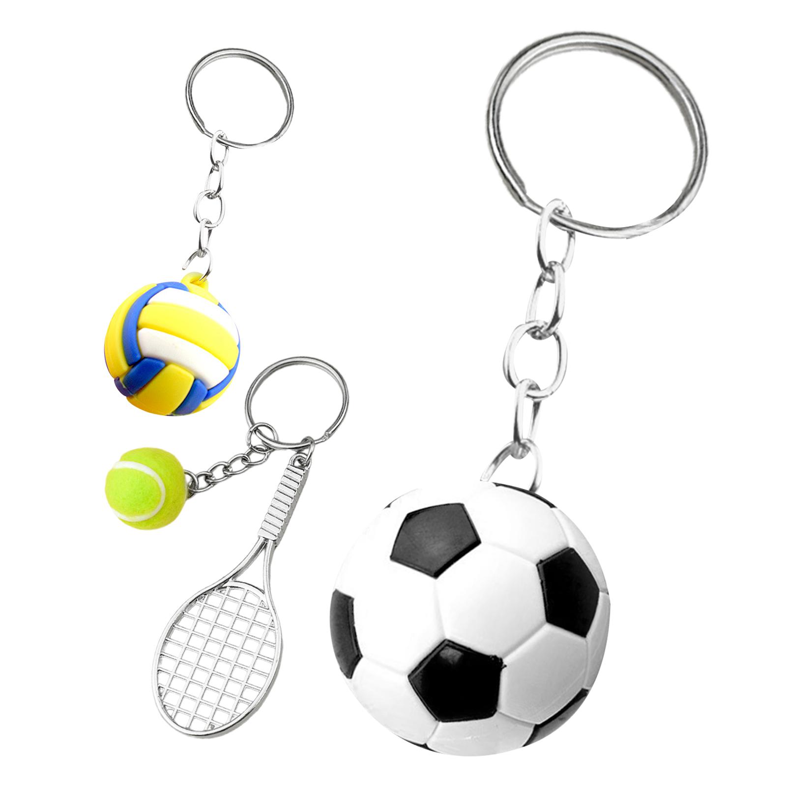 ADXCO Paquete De 24 Llaveros Amarillos De Pelota De Tenis De Espuma, Llaveros Deportivos Para Recuerdos De Fiesta Deportiva, Recompensas De Carnaval Escolar, Rellenos De Bolsas De Fiesta
