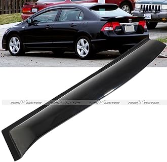 Rear Window Roof Visor Spoiler Wing for 2006-2011 Honda Civic 4DR Sedan