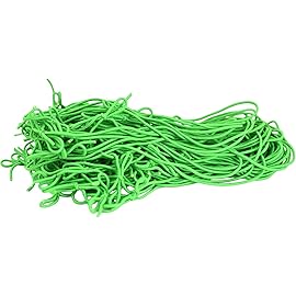 Mandala Crafts 3 Inches Pre-Tied Stretch Loops with Pre Tied Bows from Elastic Ribbon - 100 Green Elastic Bows Boxes Bows Tags Gift Elastic Wrapping Cord String