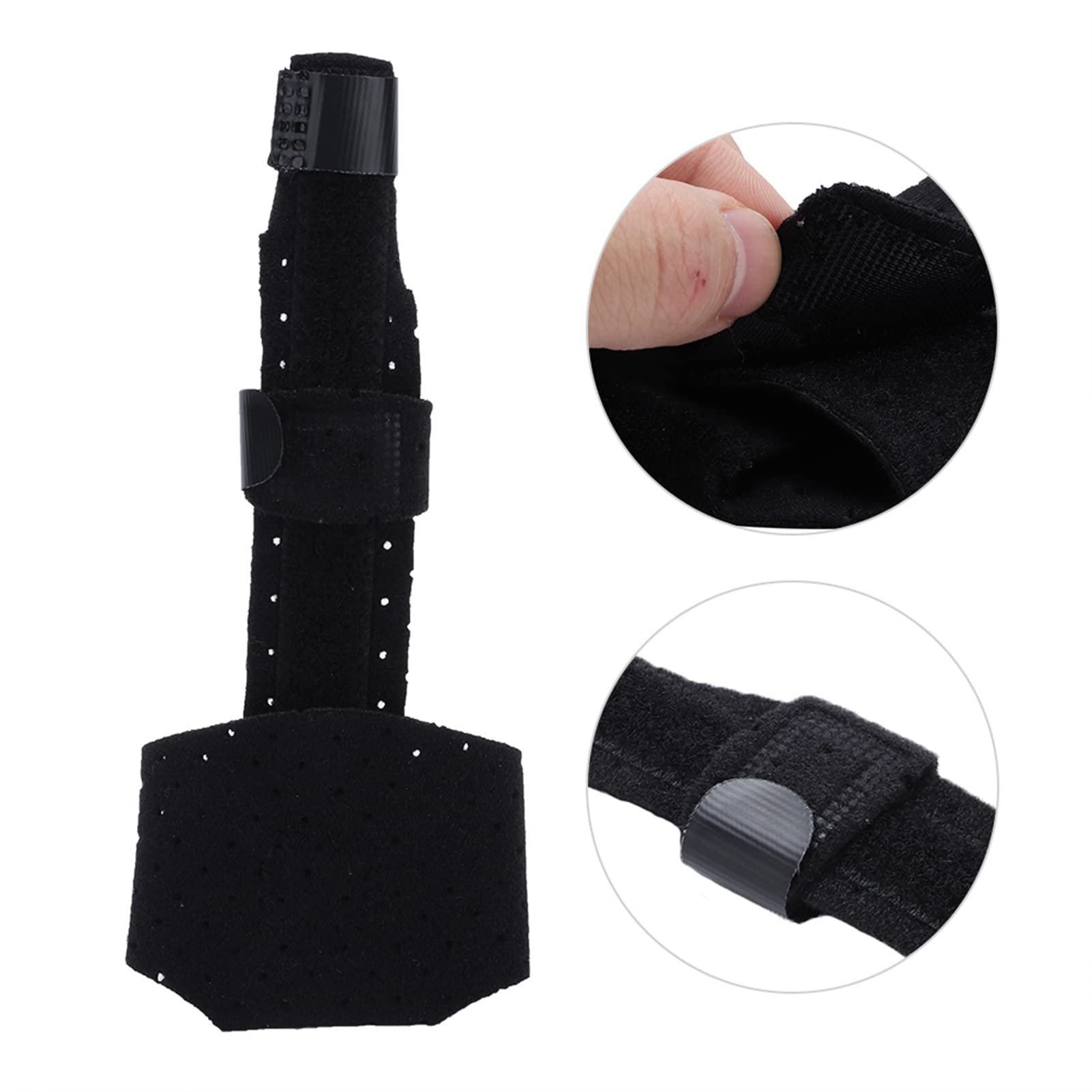 Tutore per Dito a Scatto, Tutore per Dito Regolabile per Anulare del Mignolo Medio, Mano Sinistra o Destra, Immobilizzazione Dell'articolazione del Dito per Dito a Martello, Tunnel Carpale, Artrite, D