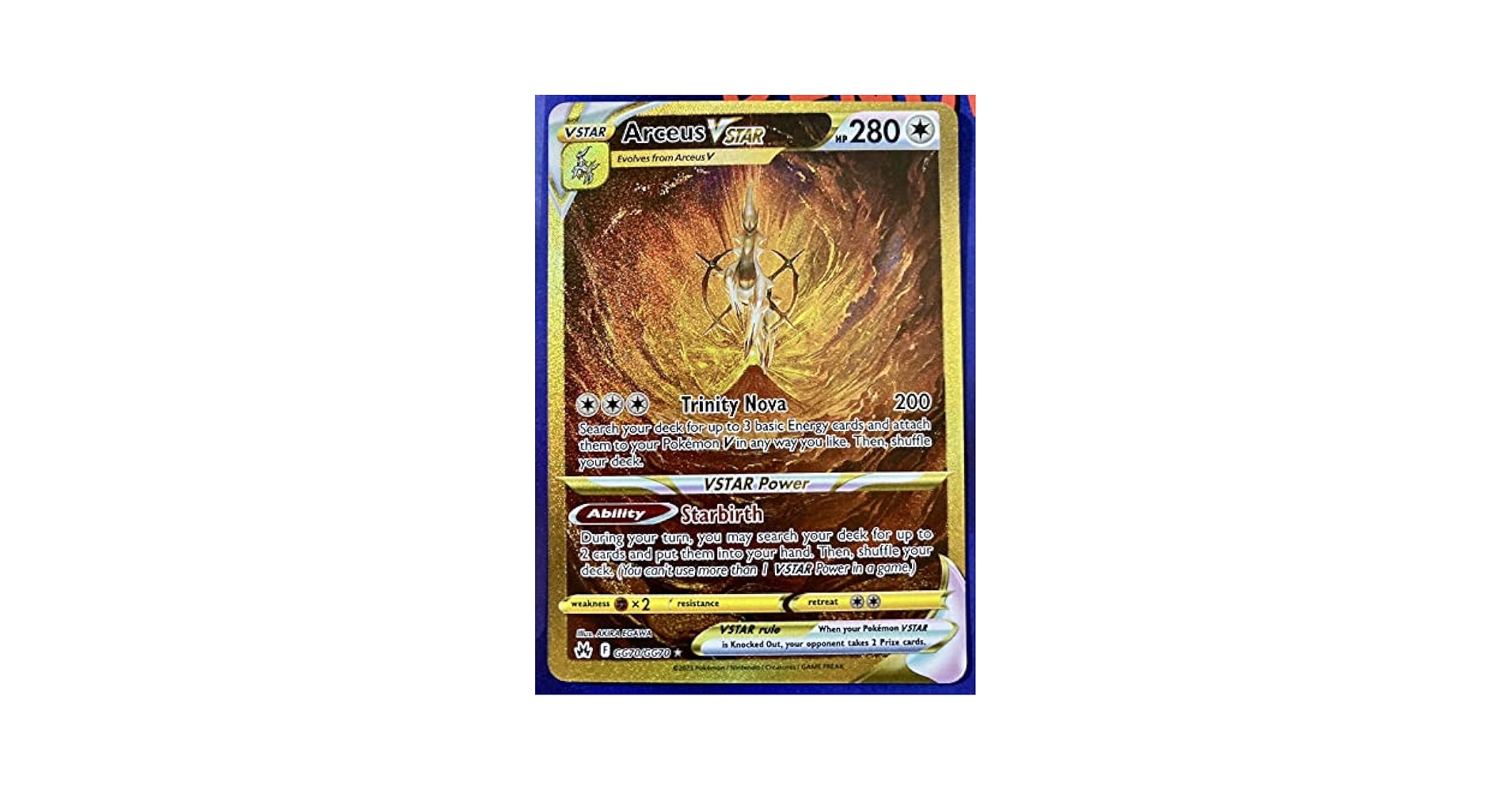 ポケモン - ポケモンカード　アルセウスvstar 英語版　GG70 PSA 10 Gem Mint Pokemon TCG Arceus VSTAR GG70/GG70 Crown