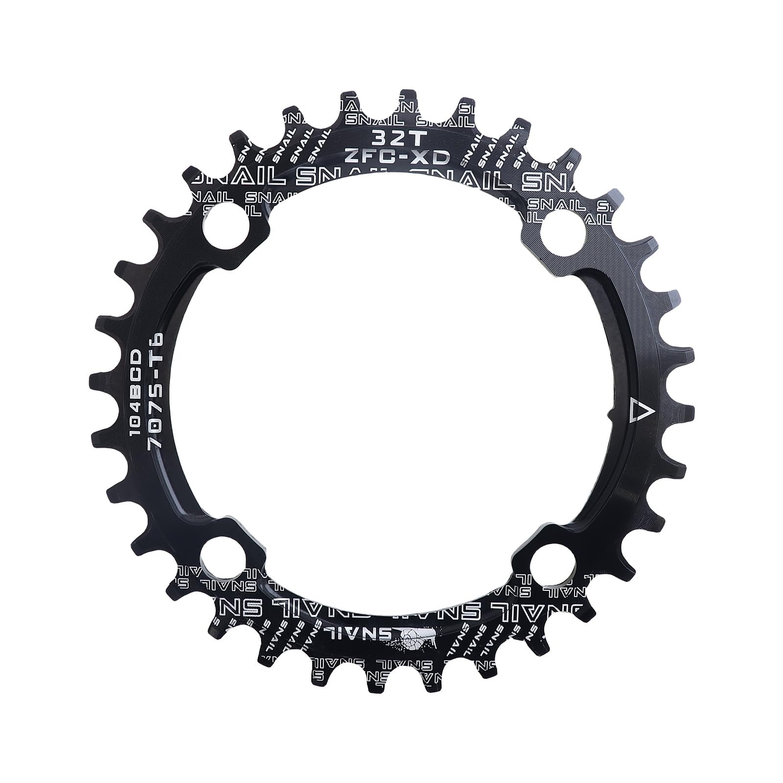 DJC Bike Chainring 104BCD Round/Oval 30t 32t 34t 36t 38t 40t 42t 44t 46t 48t 50t 52t Tooth Narrow Wide 7/8/9/10/11/12 Speed Ultralight MTB Mountain