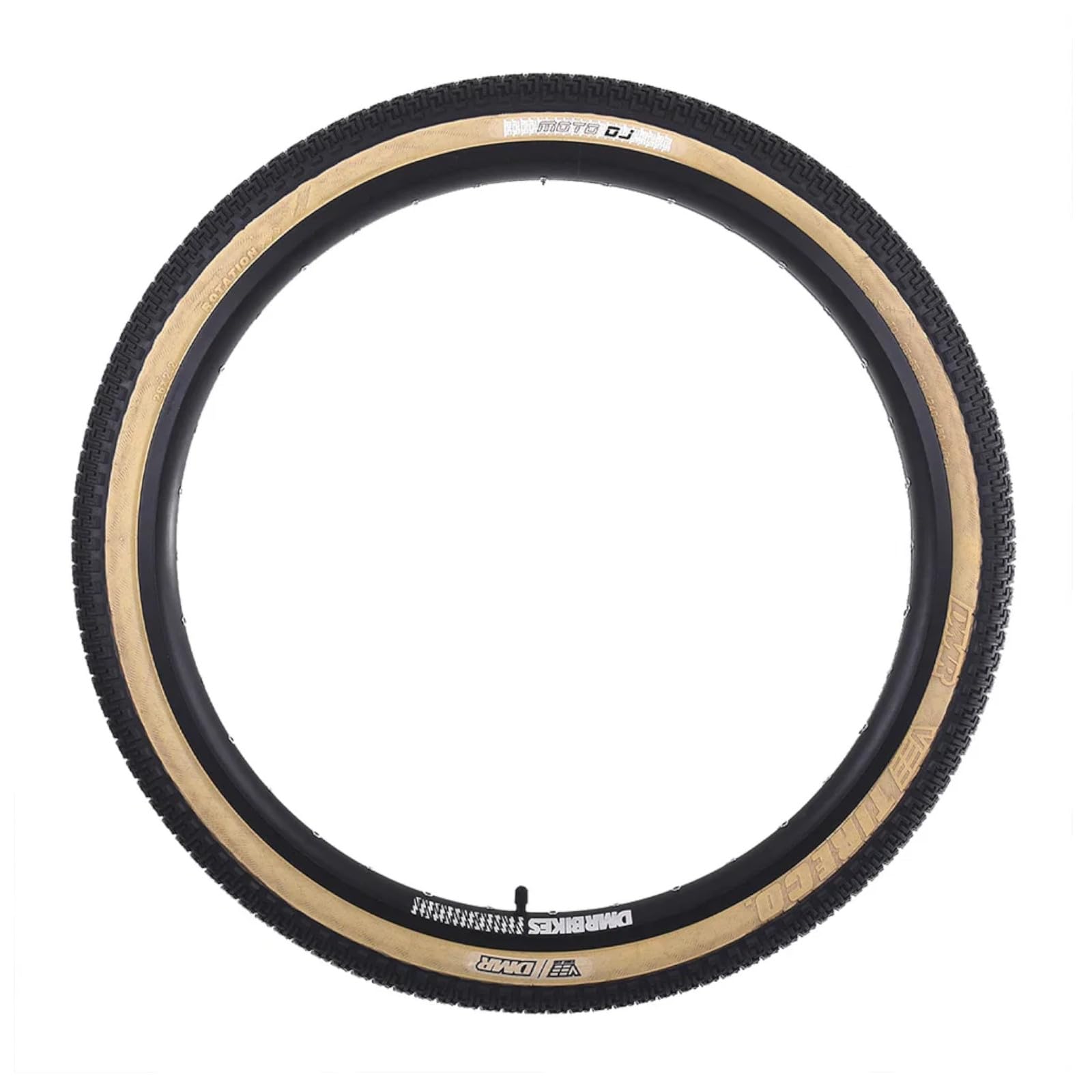 Dmr Moto DJ Tyre (BLACK/SKINWALL) 26" x 2.2 Wire Bead Mountain Bike Dirt Jump (Single Tyre)