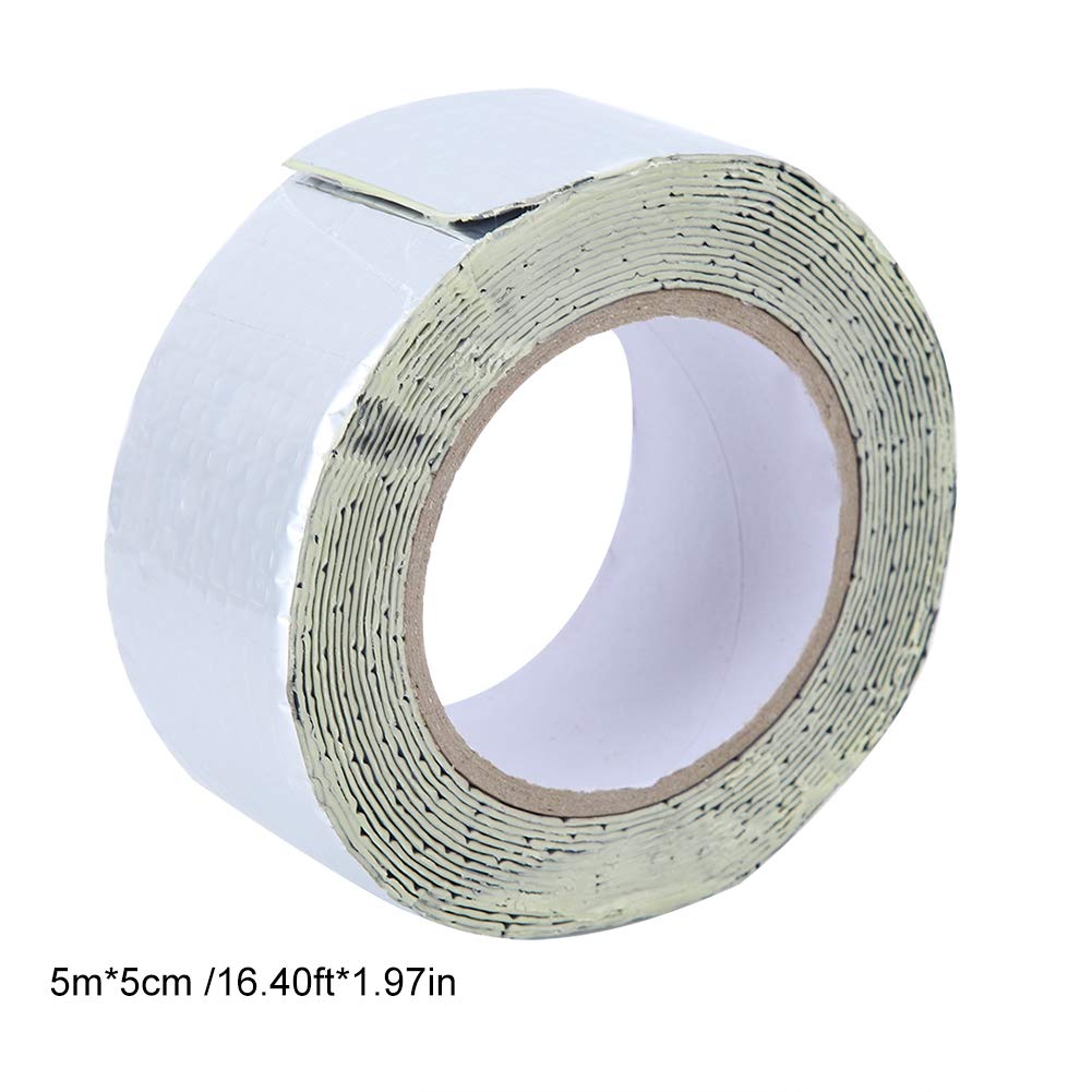 Nastro adesivo in gomma Nastro adesivo adesivo multifunzione Sigillante impermeabile Nastro di riparazione a prova di perdite Adatto per la riparazione del tubo di (1.2mm thick 5m*5cm)