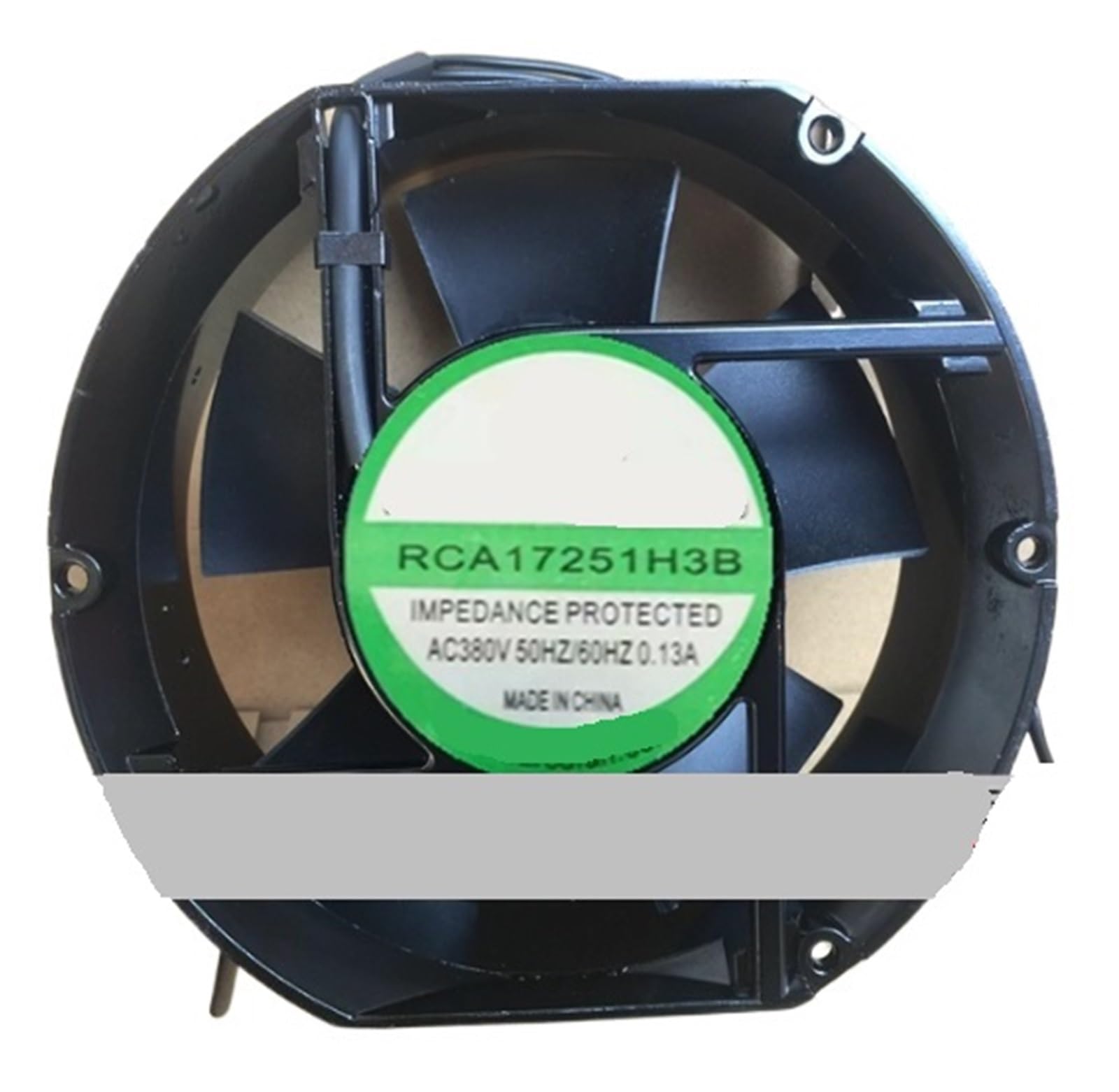 ZBWZXBDJ Fan RCA17251H3B AC 380V 0.13A 17251 17CM 2 wire