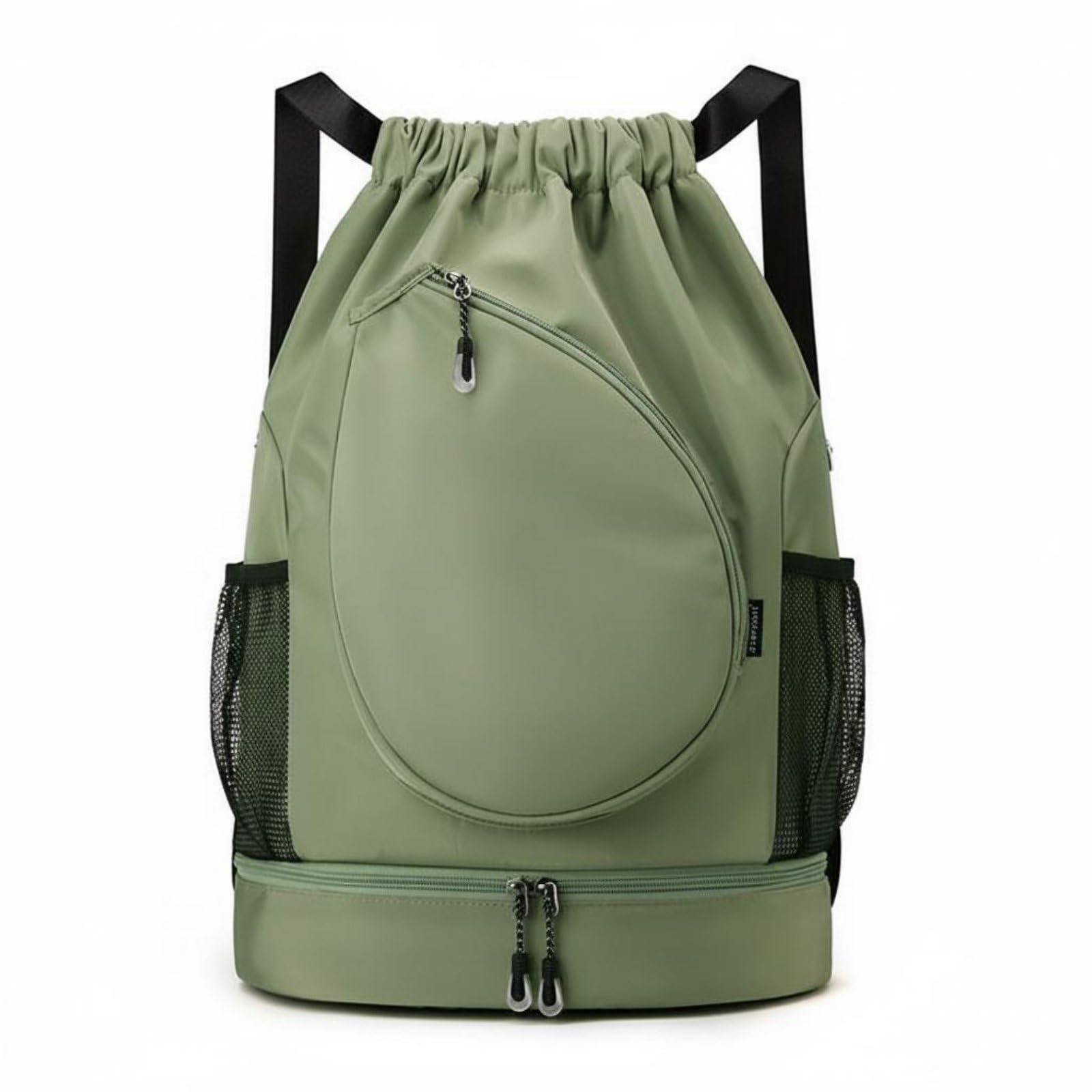 Badminton Bag Backpack Large Capacity Wet Dry Separation Backpack Multi-Pocket Design Gym String Bag for Couples, Athletes, Mint Green | Business & Industrial | Material Handling-image-28