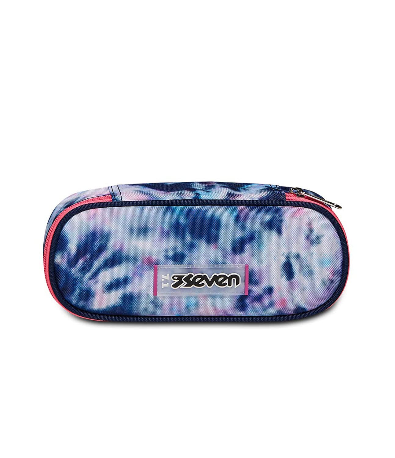 Seven School Pen Holder - Round Plus with Elastic Pen Holder - Cloudy Shapes - Blue, Deep Blue, Taglia Unica, Pencil Case - Image 3