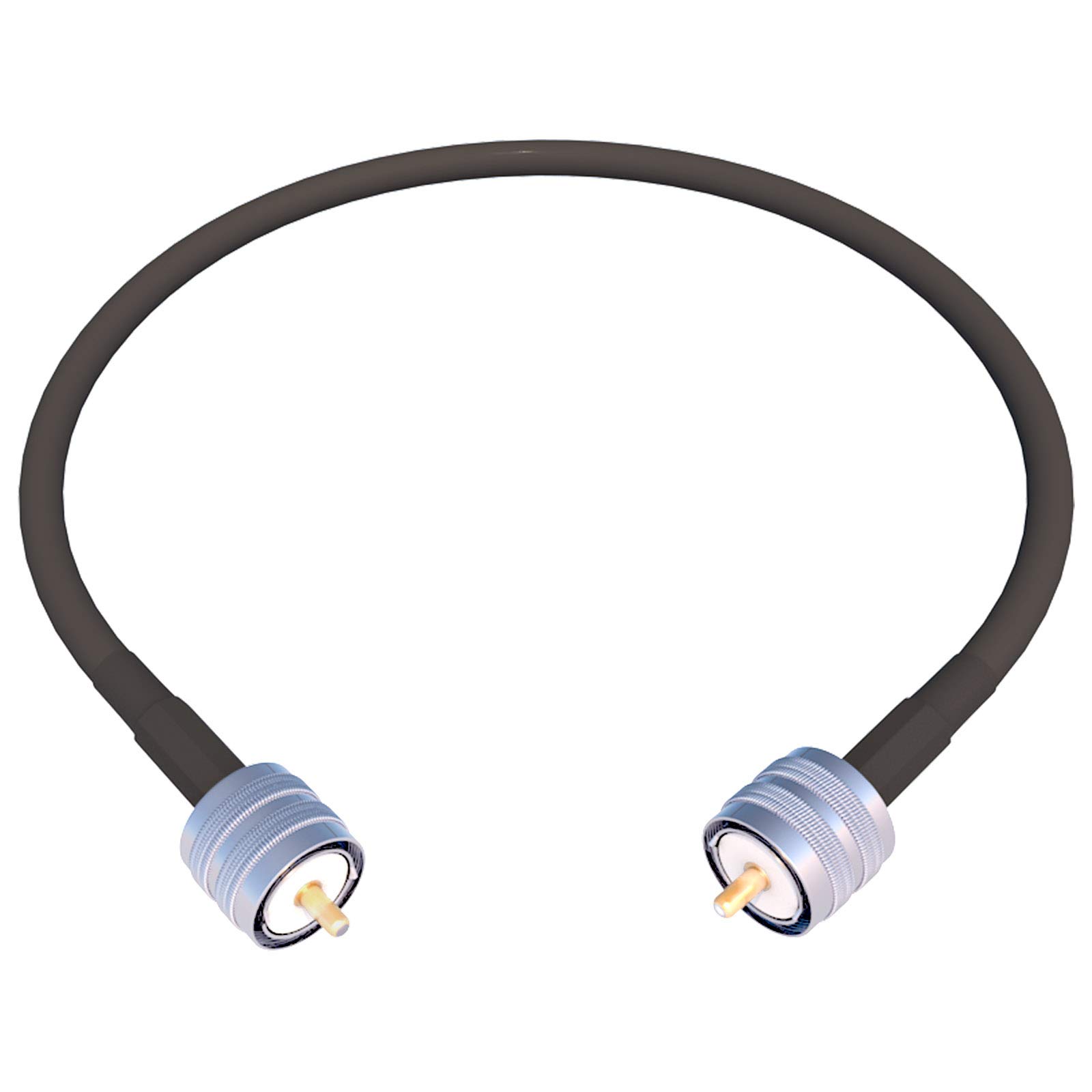 Buy Goupchn CB Radio Antenna Coax Cable 1.6ft 50Ohm UHF PL259 Male to