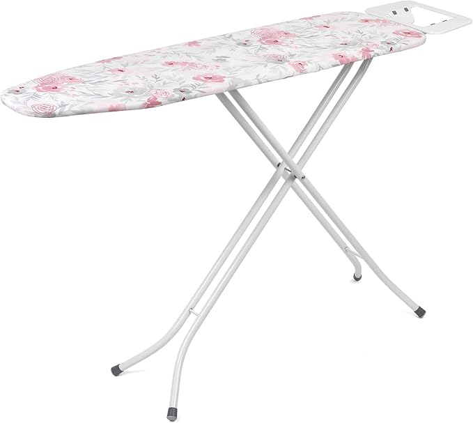 Kleeneze KL058270UKFLOREU Floral Collapsible Ironing Board with Varied
