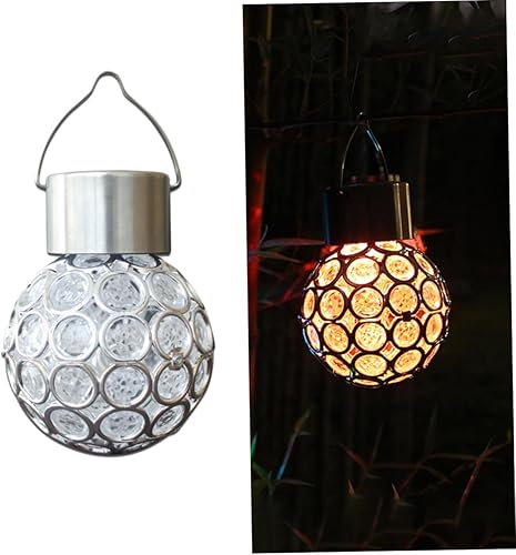 Miniatura 7 de 4 unids Lampara Solar para Exterior Luces Solares para Exterior Decoración al Aire Libre Luz Solar al Aire Libre Lámpara Colgante Solar Lámpara