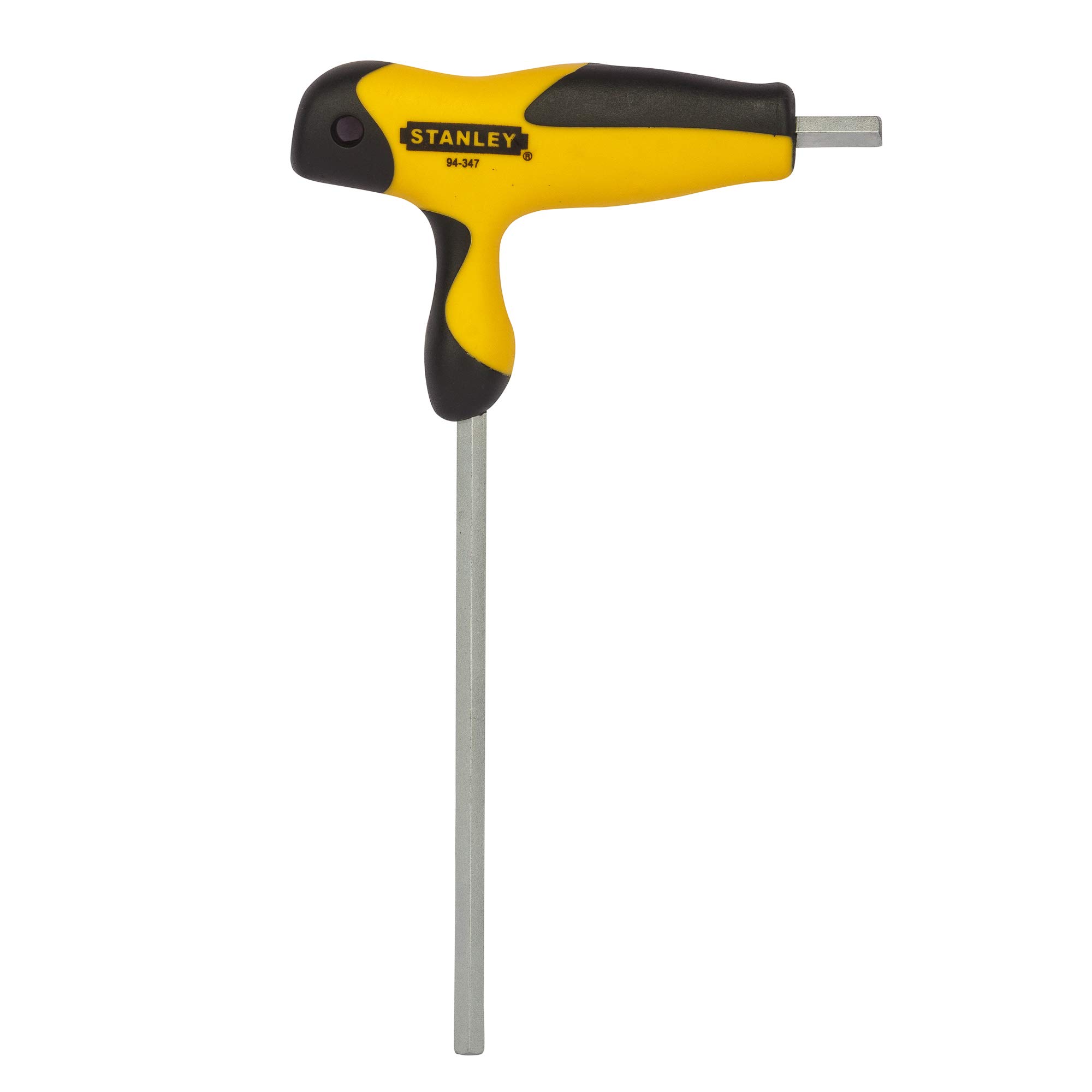 STANLEY 94-347 5.0mm Metric 2 Way T Handle Hex Key (Silver and Yellow)-image-7