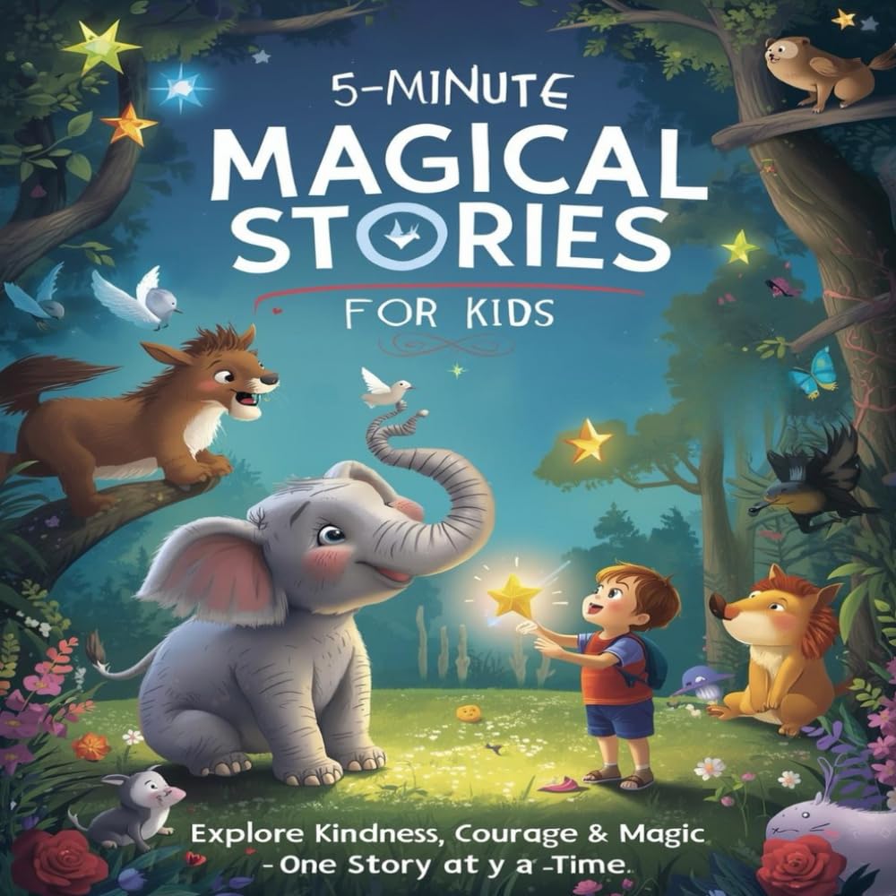 5–MINUTE MAGICAL STORIES FOR KIDS: Explore Kindness, Courage & Magic — One Adventure at a Time: Spark Imagination, Kindness & Courage — One Page at a Time