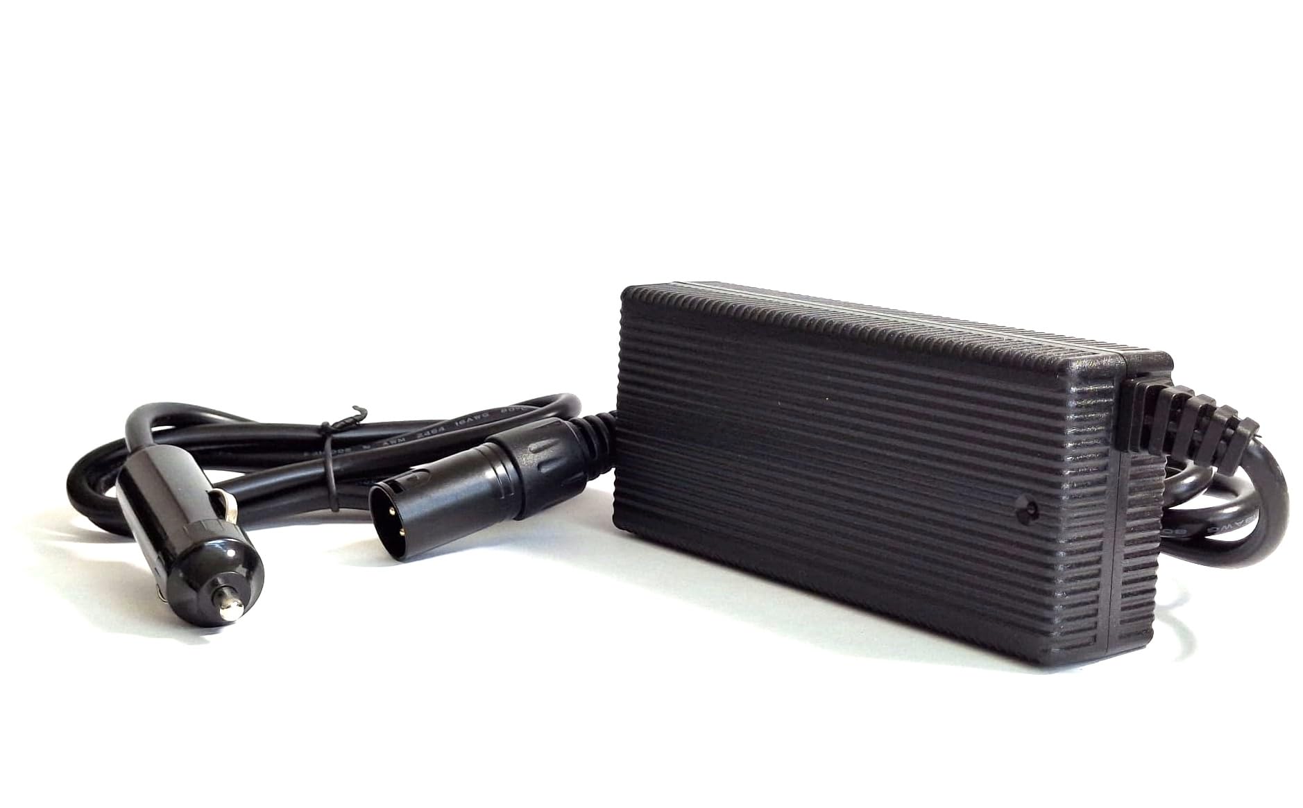 Enerpower DC-DC Kfz Ladegerät 12V-24V Li-Ion auf 29,4V 2A für für 24V Li-Ion Akkus für Elektromobil, Elektro Seniorenmobil, Elektro-Rollstuhl