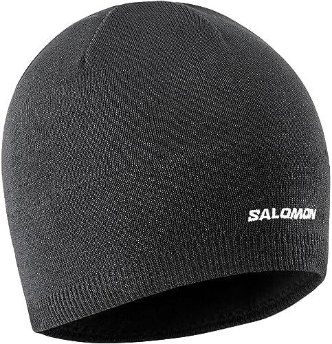 SALOMON Unisex Beanie Hat deep Black