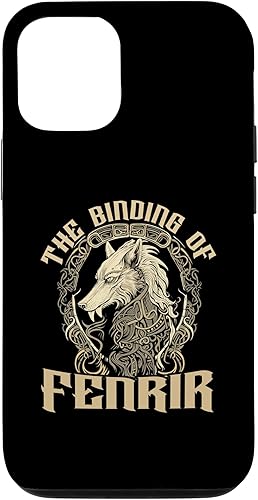 Funda para iPhone 13 Fenrir Wolf Viking Orgullo escandinavo Norsemen Odines Wolf